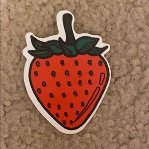strawberry sticker